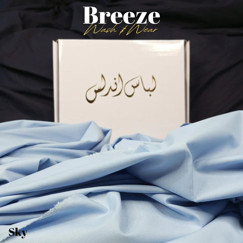 Breeze by Libas-e-Andalus - Premium Quality Wash and Wear | Sky