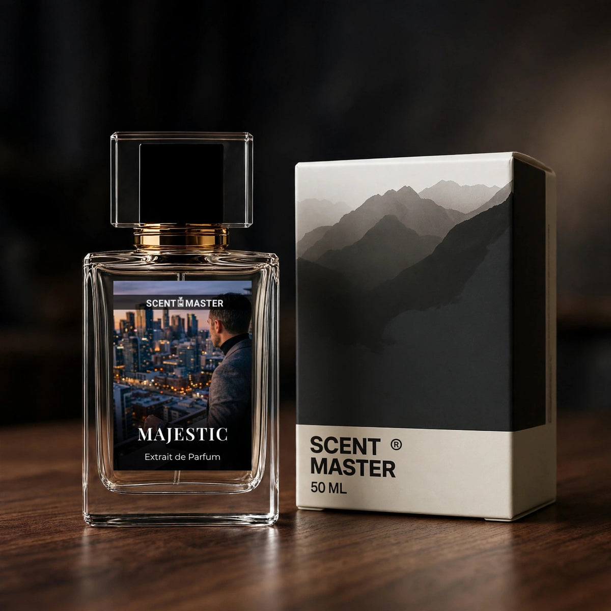 Majestic Perfume Bottle With Packaging Box by Scent Master