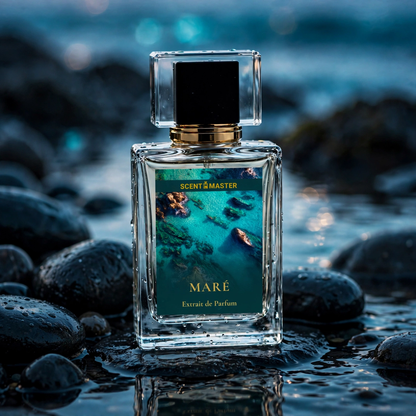 Maré marine aquatic perfume lifestyle scene by Scent Master
