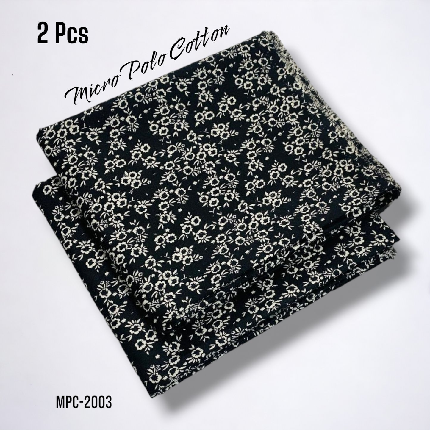 2 Pcs Floral Micro Polo Cotton - MPC-2003