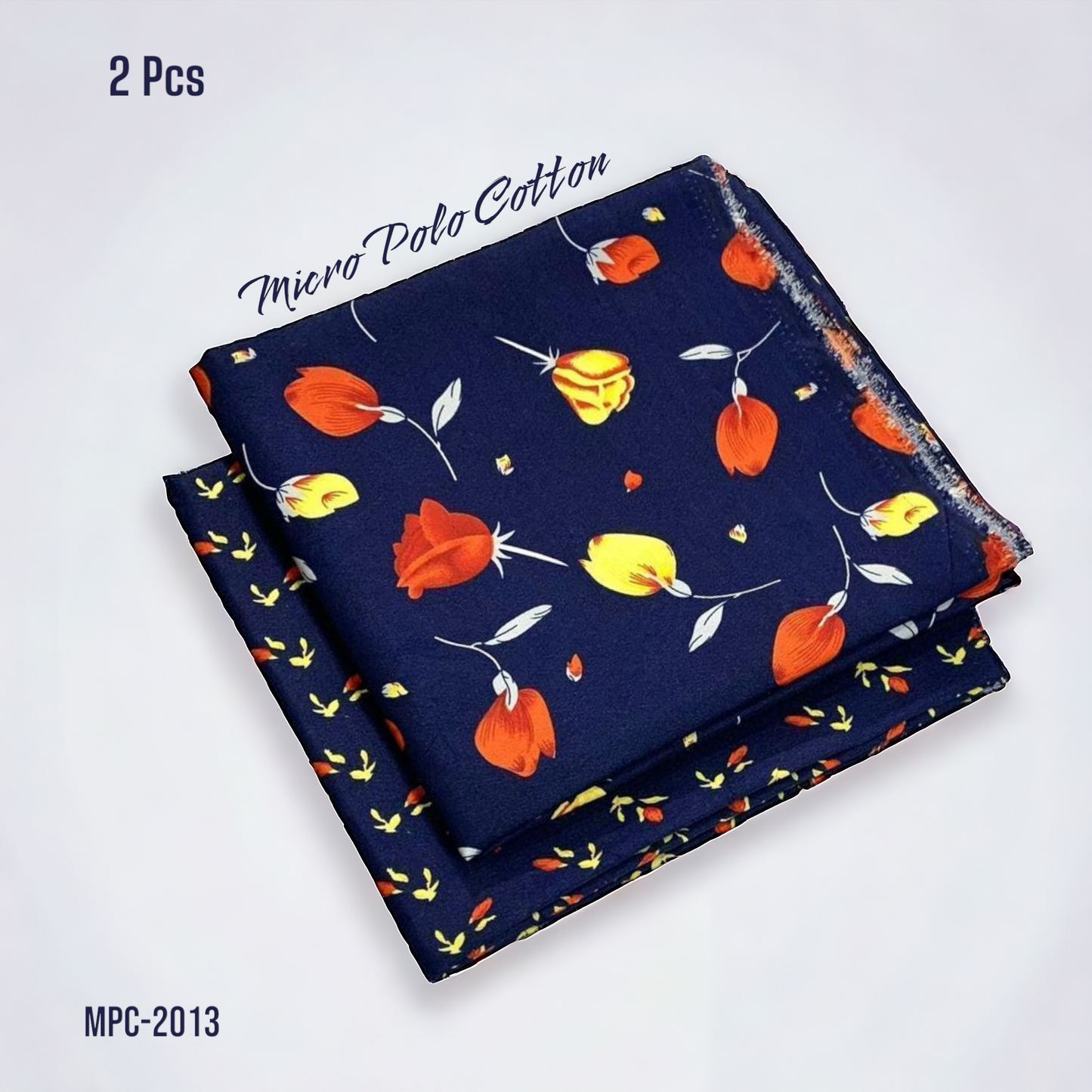 2 Pcs Floral Micro Polo Cotton - MPC-2013