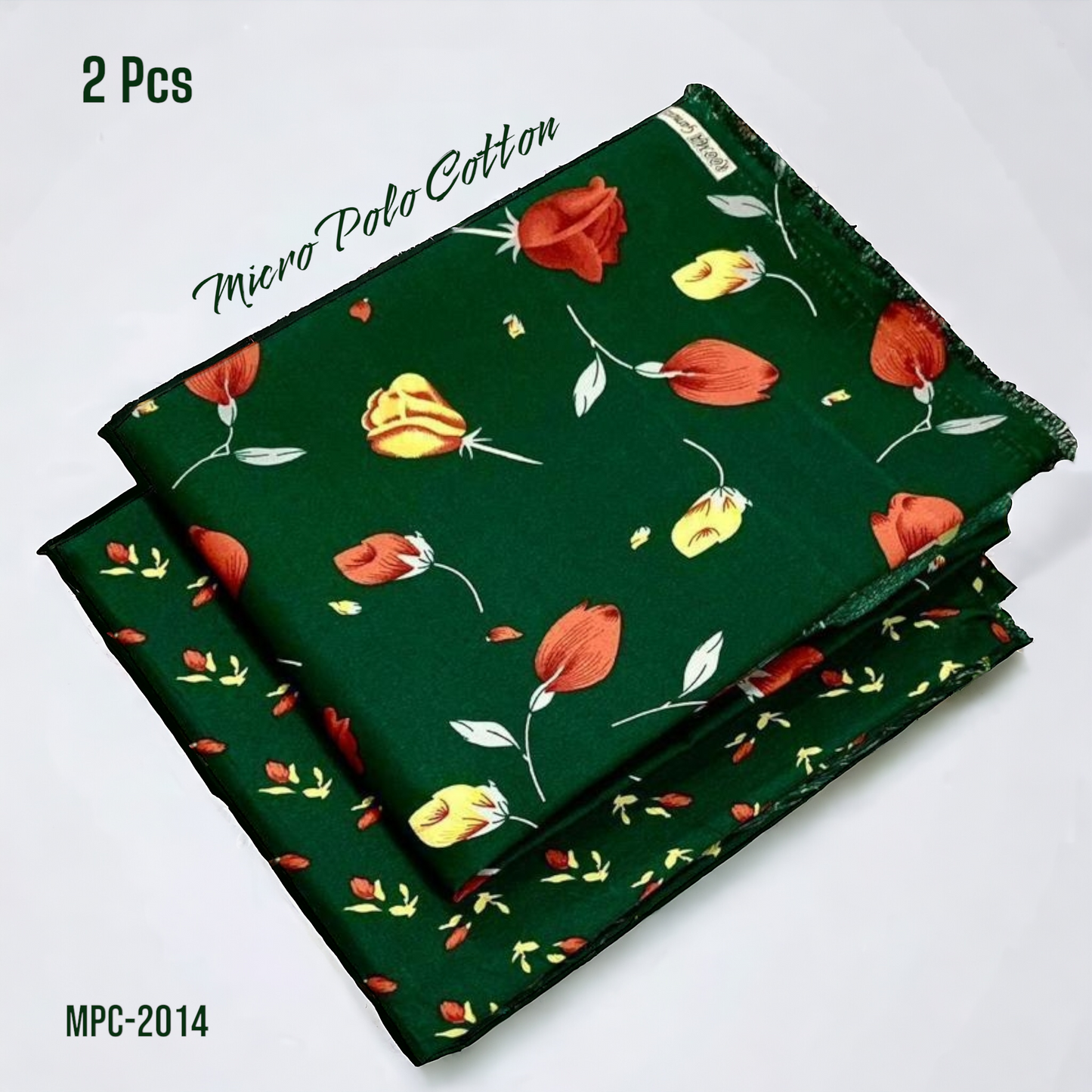 2 Pcs Floral Micro Polo Cotton - MPC-2014