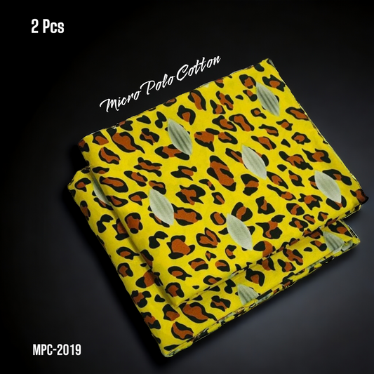 2 Pcs Floral Micro Polo Cotton - MPC-2019