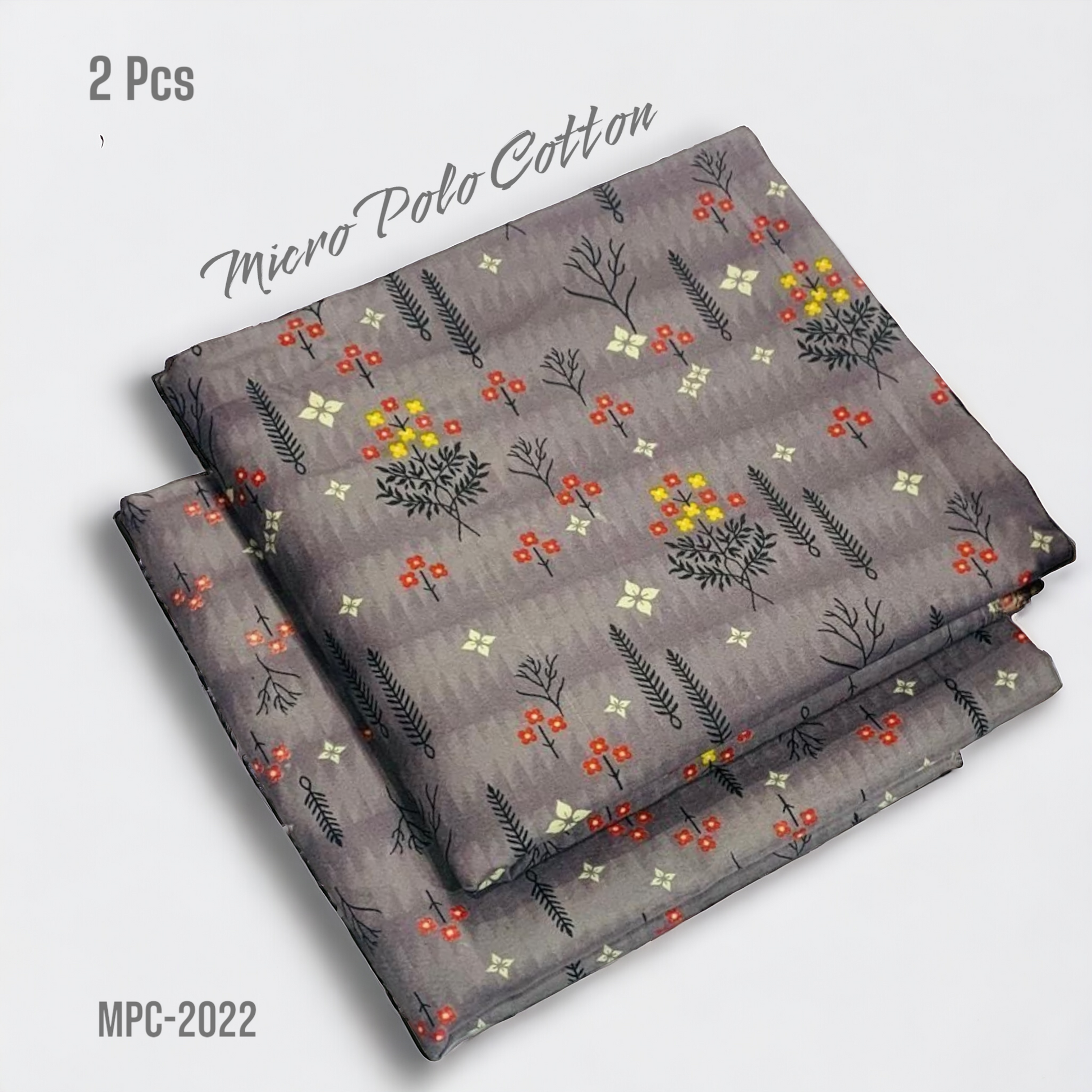 2 Pcs Floral Micro Polo Cotton - MPC-2022