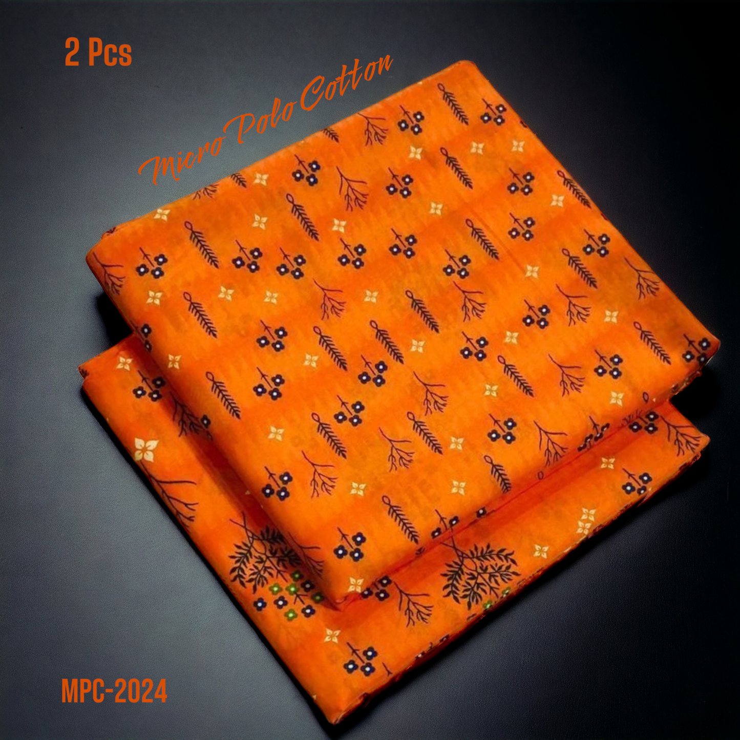 2 Pcs Floral Micro Polo Cotton - MPC-2024