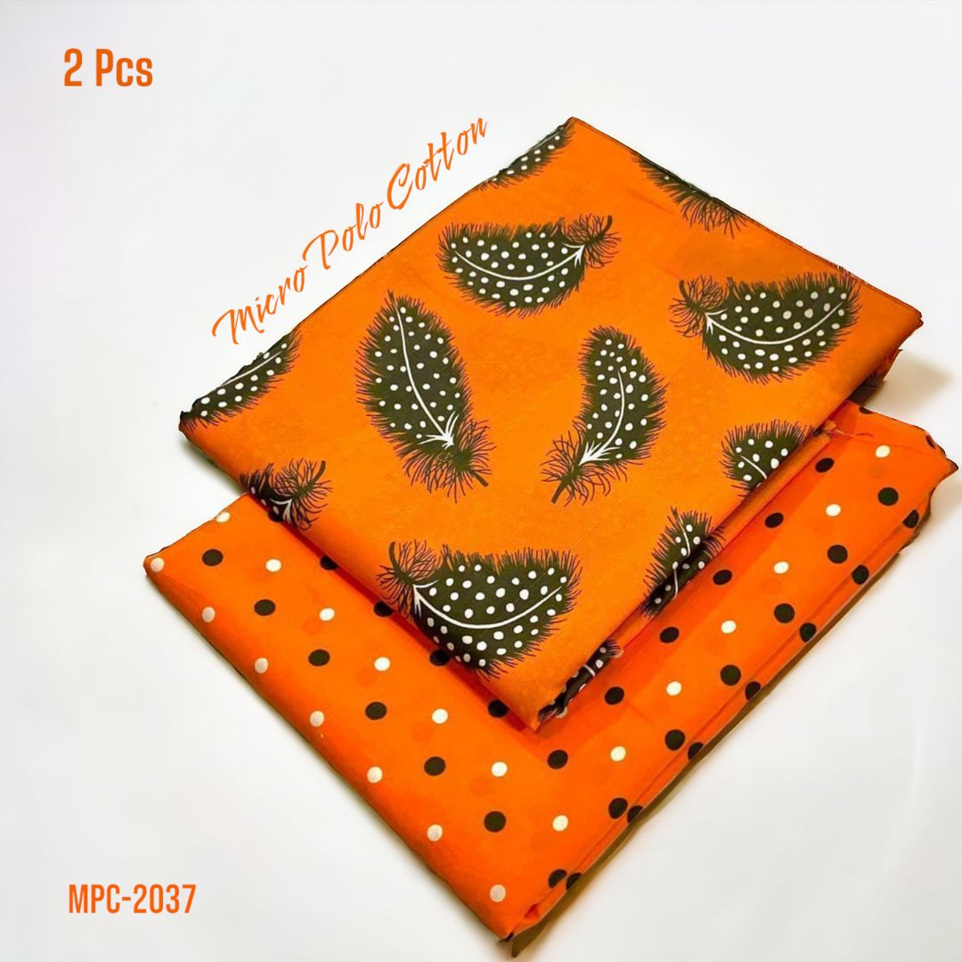 2 Pcs Floral Micro Polo Cotton - MPC-2037