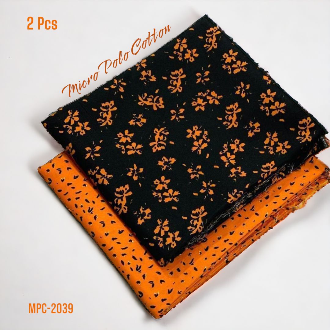 2 Pcs Floral Micro Polo Cotton - MPC-2039