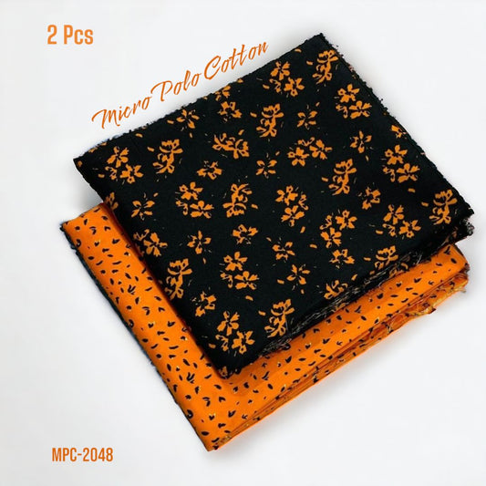 2 Pcs Floral Micro Polo Cotton - MPC-2048