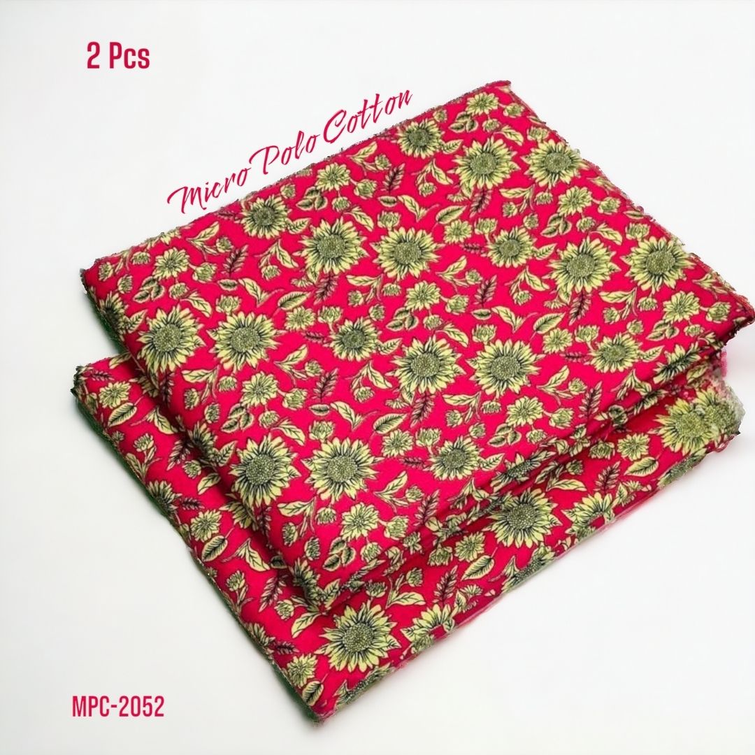 2 Pcs Floral Micro Polo Cotton - MPC-2052