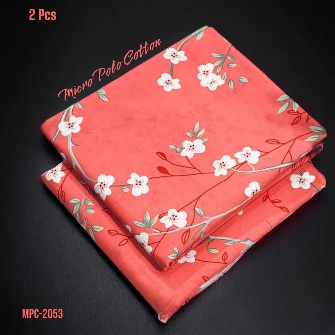 2 Pcs Floral Micro Polo Cotton - MPC-2053