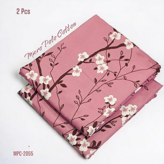 2 Pcs Floral Micro Polo Cotton - MPC-2055