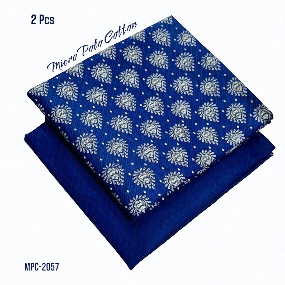 2 Pcs Floral Micro Polo Cotton - MPC-2057