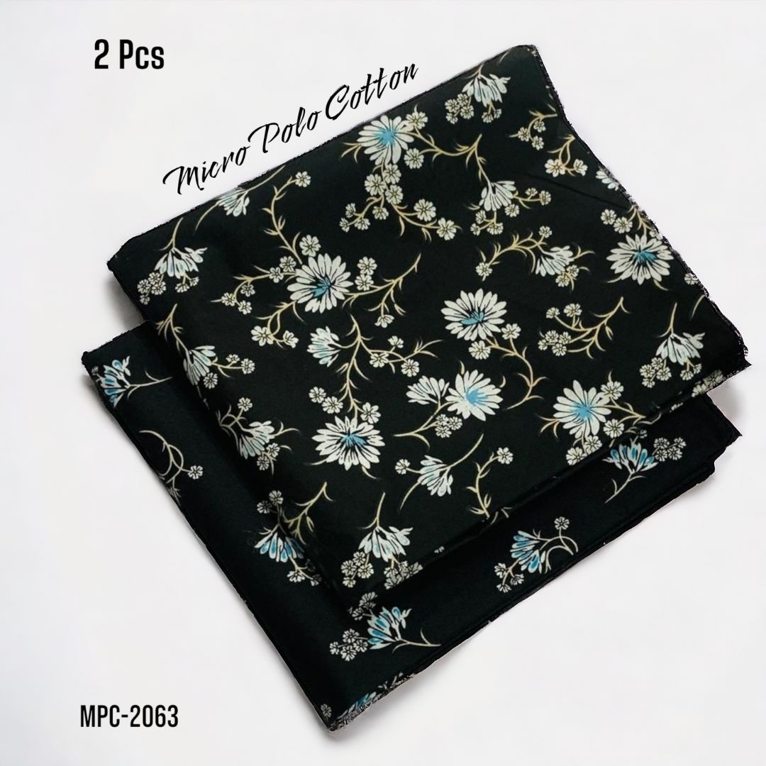 2 Pcs Floral Micro Polo Cotton - MPC-2063