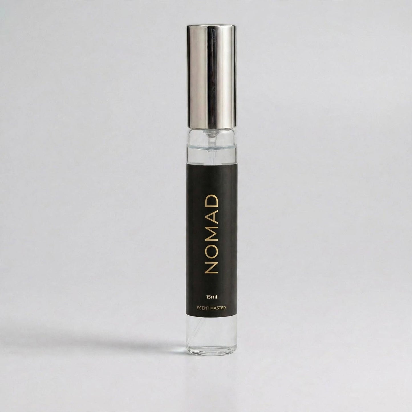 Nomad 15ml perfume bottle render by Scent Master
