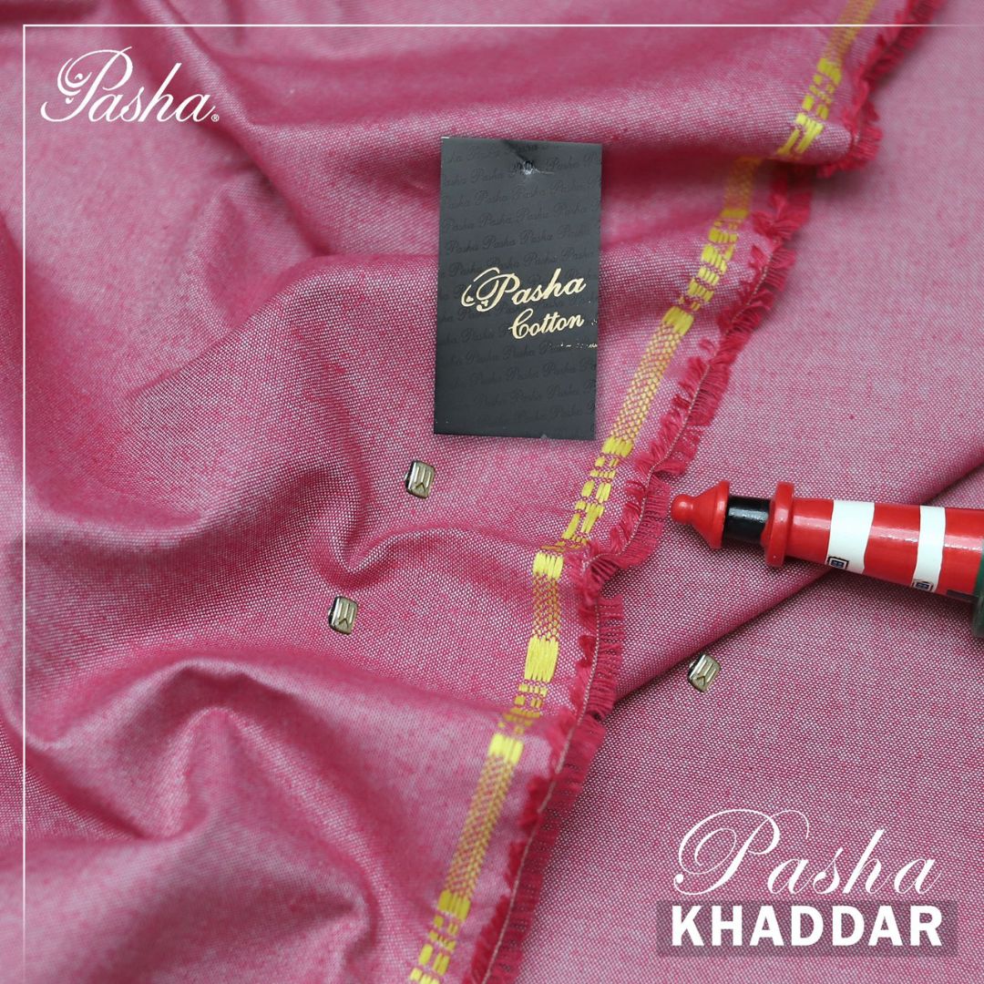 PASHA Premium Quality Soft Cotton Khaddar Unstitched Suit for Men