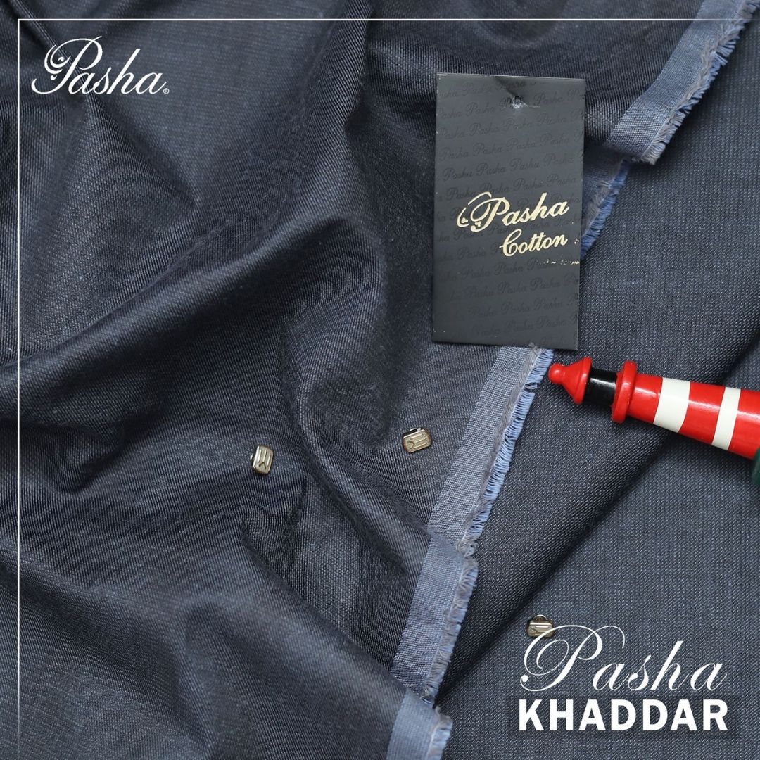 PASHA Premium Quality Soft Cotton Khaddar Unstitched Suit for Men