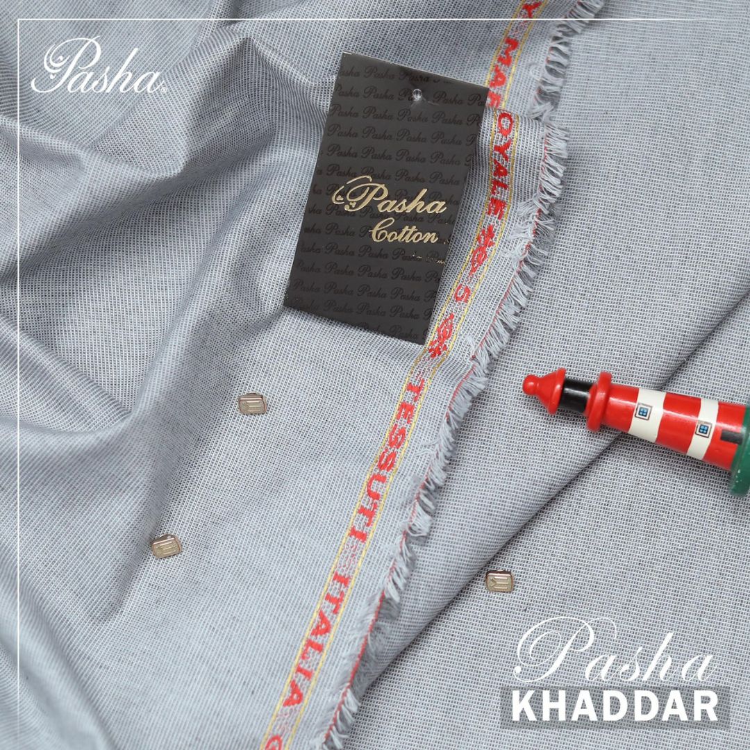 PASHA Premium Quality Soft Cotton Khaddar Unstitched Suit for Men