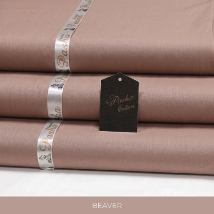 PASHA Premium Quality Soft Cotton Unstitched Suit for Men | Beaver
