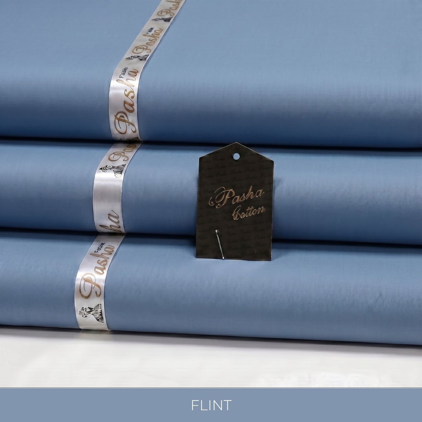 PASHA Premium Soft Cotton Unstitched Fabric for Men - Flint