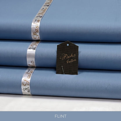 PASHA Premium Soft Cotton Unstitched Fabric for Men - Flint