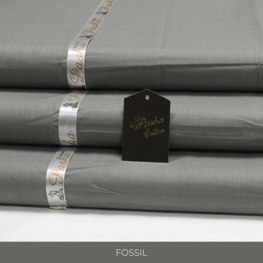 PASHA Premium Quality Soft Cotton Unstitched Suit for Men | Fossil