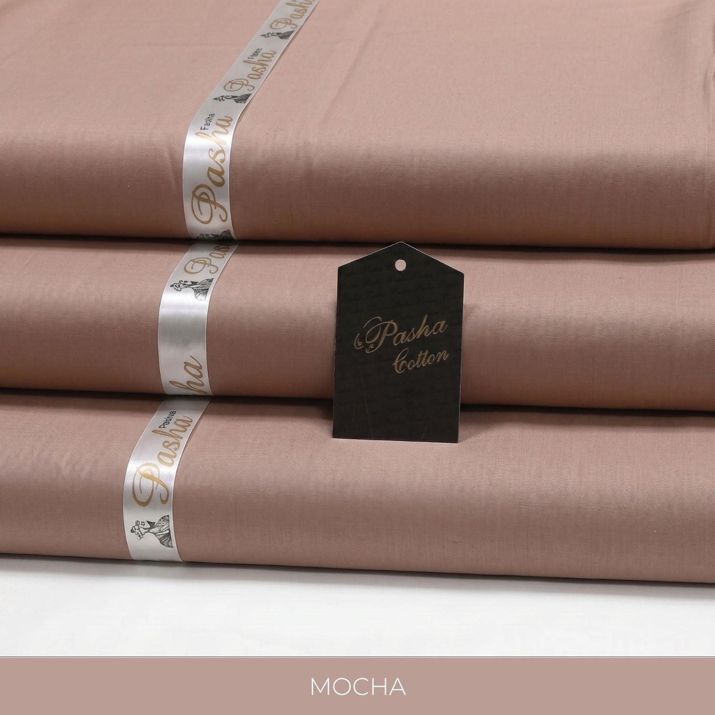 PASHA Premium Quality Soft Cotton Unstitched Suit for Men | Mocha