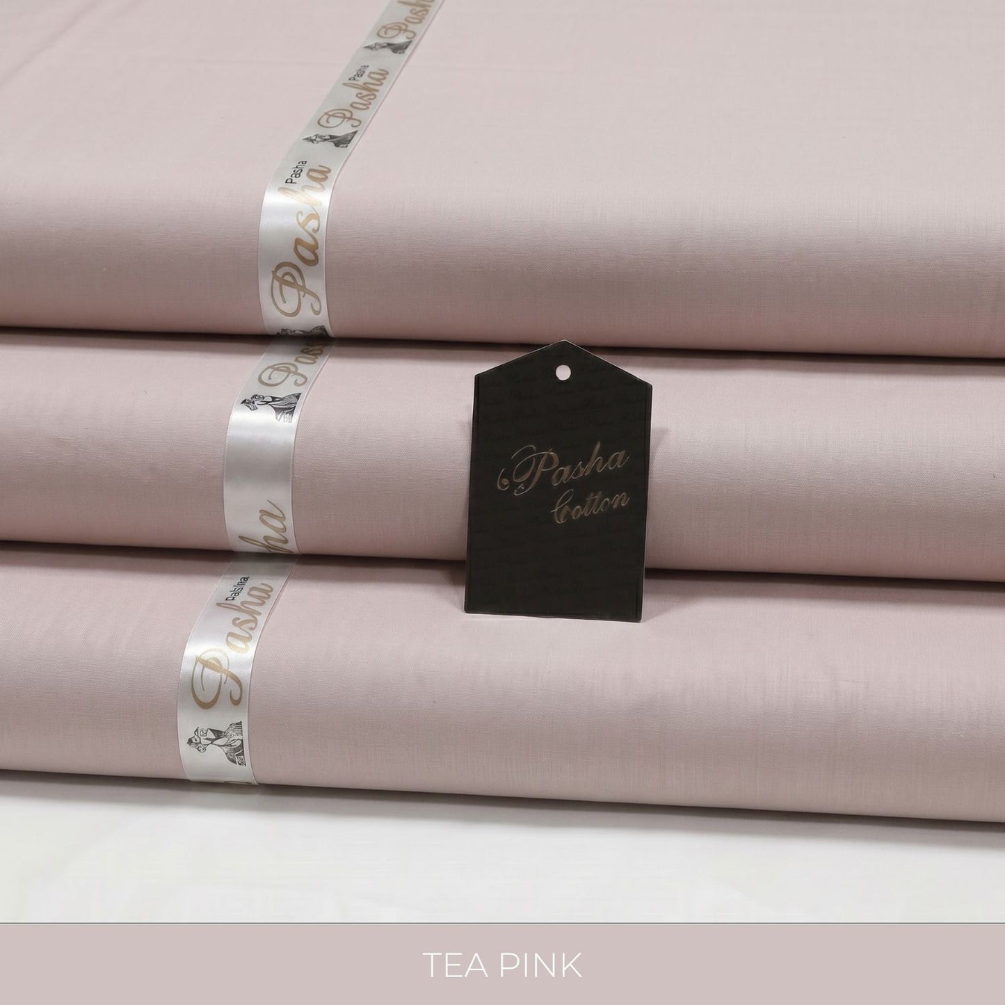 PASHA Premium Quality Soft Cotton Unstitched Suit for Men | Tea Pink