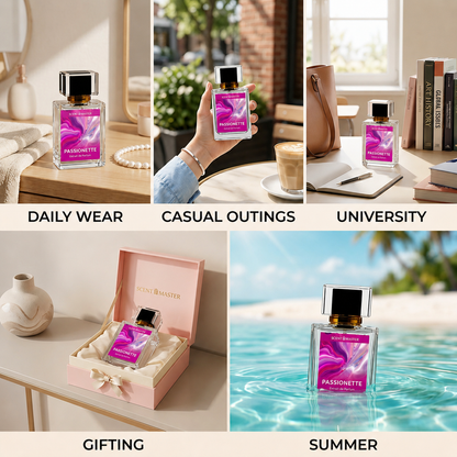 Passionette Perfume Occasion Split Layout by Scent Master