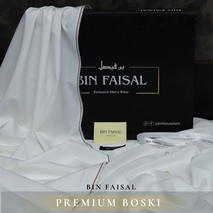 BIN FASIAL Premium Boski Wash and Wear | Off White