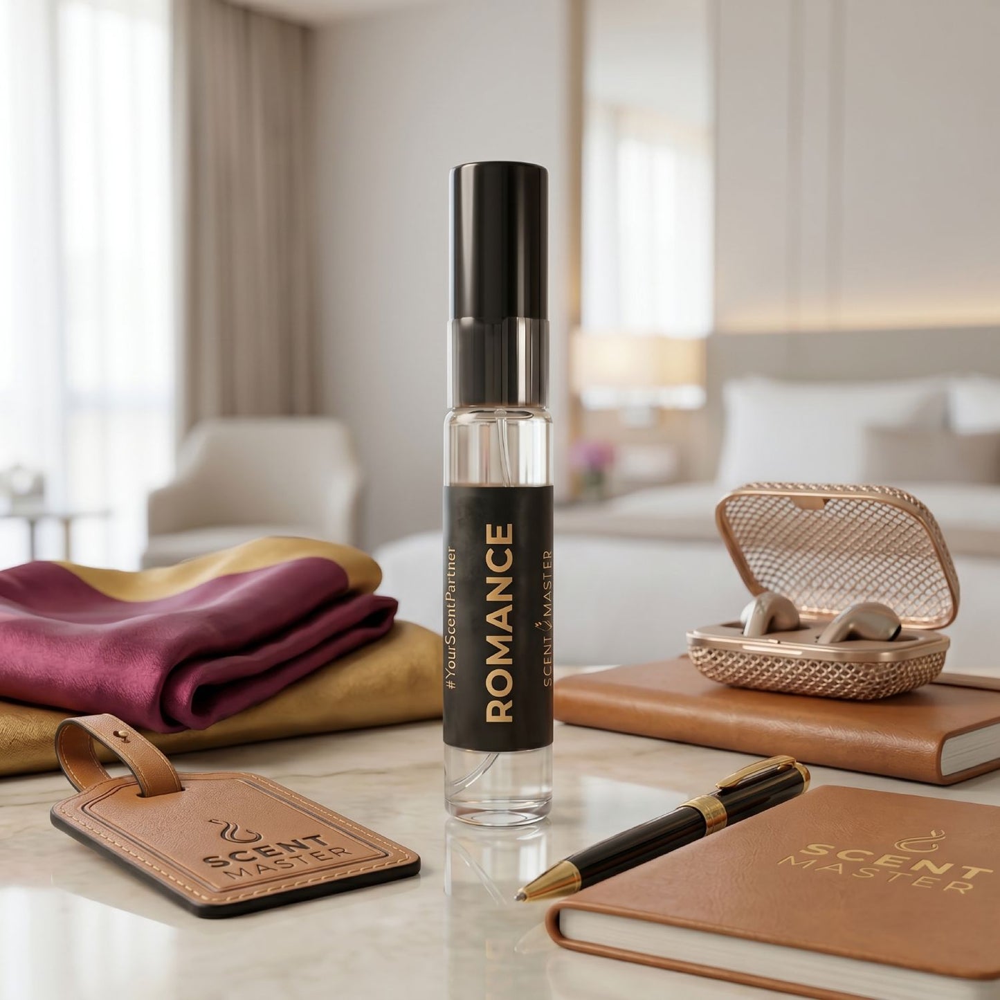 Romance 5ml travel perfume by Scent Master portable fragrance bottle