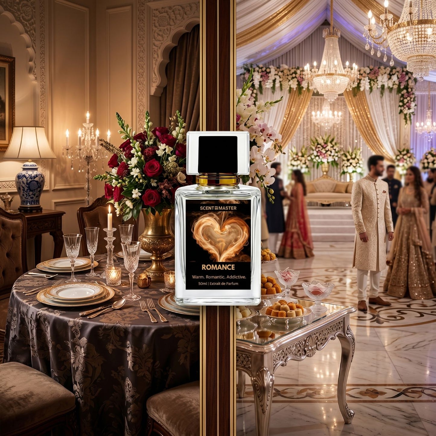 Romance by Scent Master perfume for date nights weddings and evening occasions