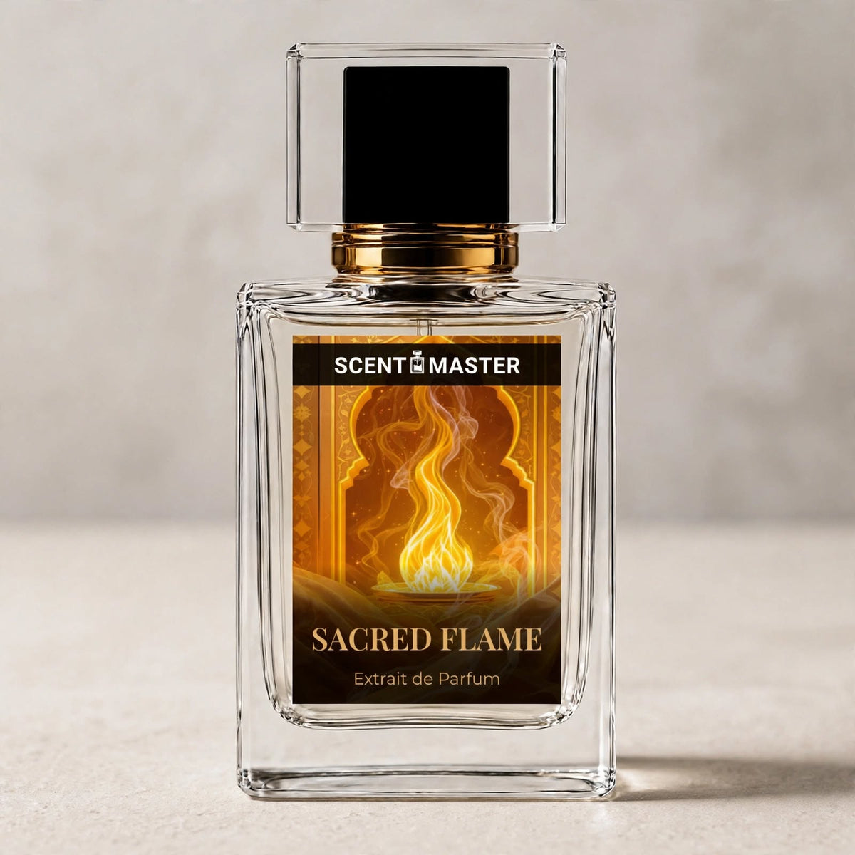 Sacred Flame Amber Woody Unisex Perfume bottle by Scent Master