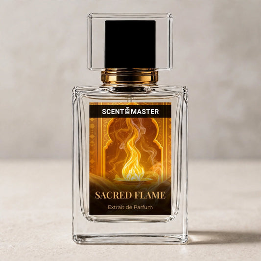 Sacred Flame Amber Woody Unisex Perfume bottle by Scent Master