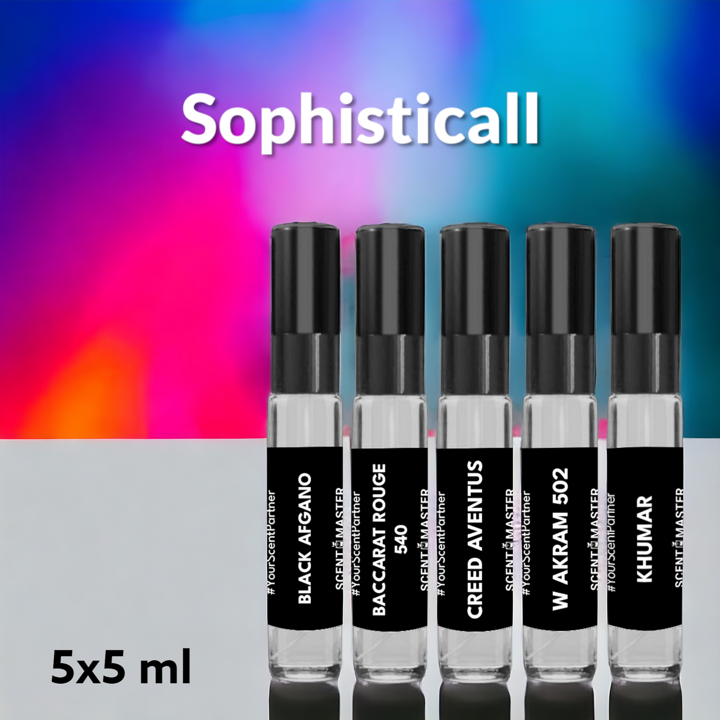 Scent Master Pack of 5x5 ml Testers | Sophisticall