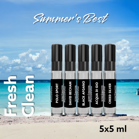 Scent Master Pack of 5x5 ml Testers | Summer's Best