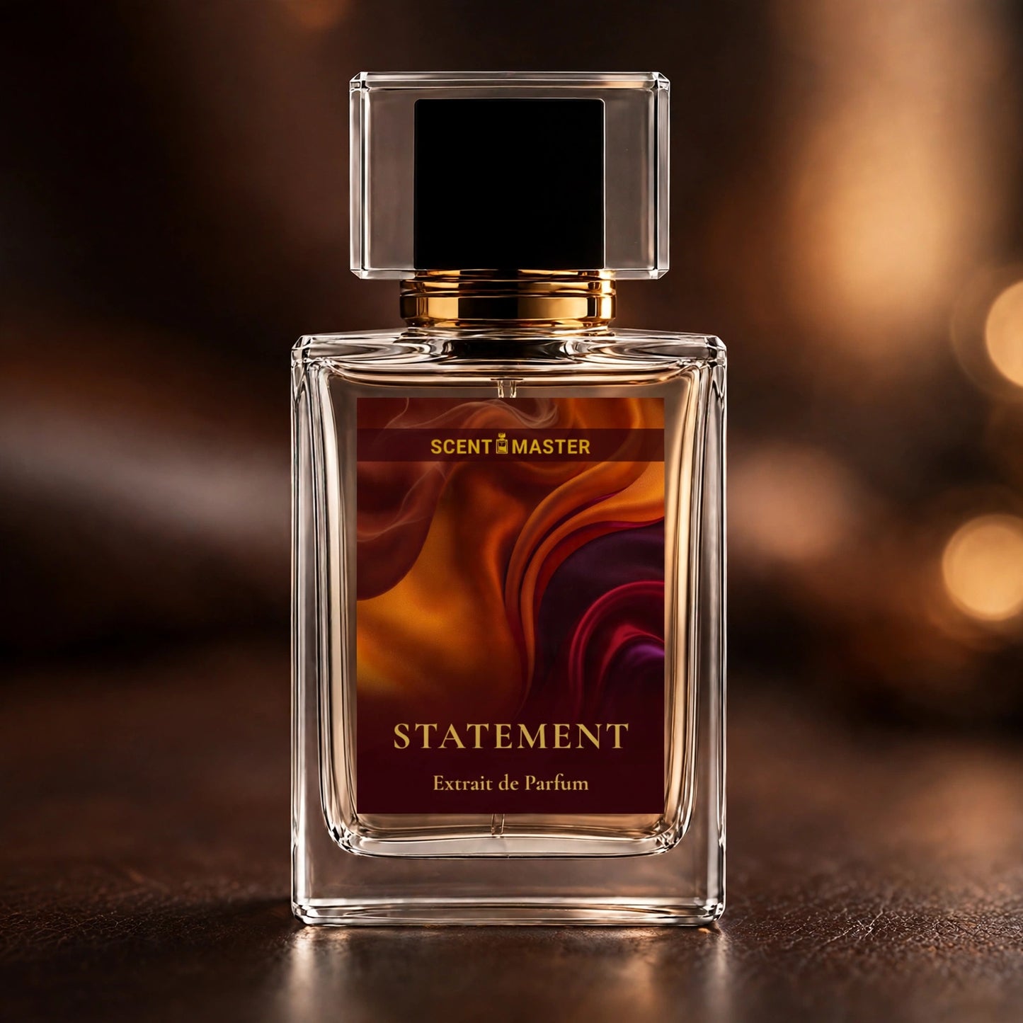 Statement leather woody unisex perfume bottle by Scent Master