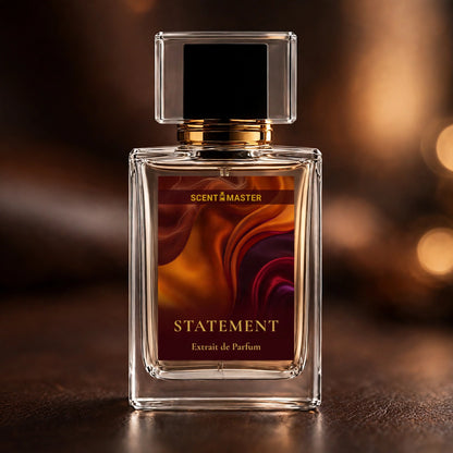 Statement leather woody unisex perfume bottle by Scent Master