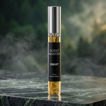 Swat by Scent Master 15ml travel edition perfume for men in a portable luxury size