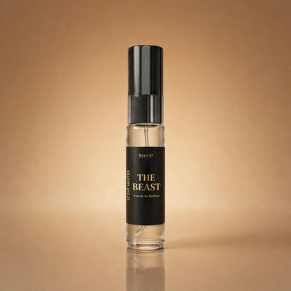 The Beast perfume 5ml bottle render by Scent Master