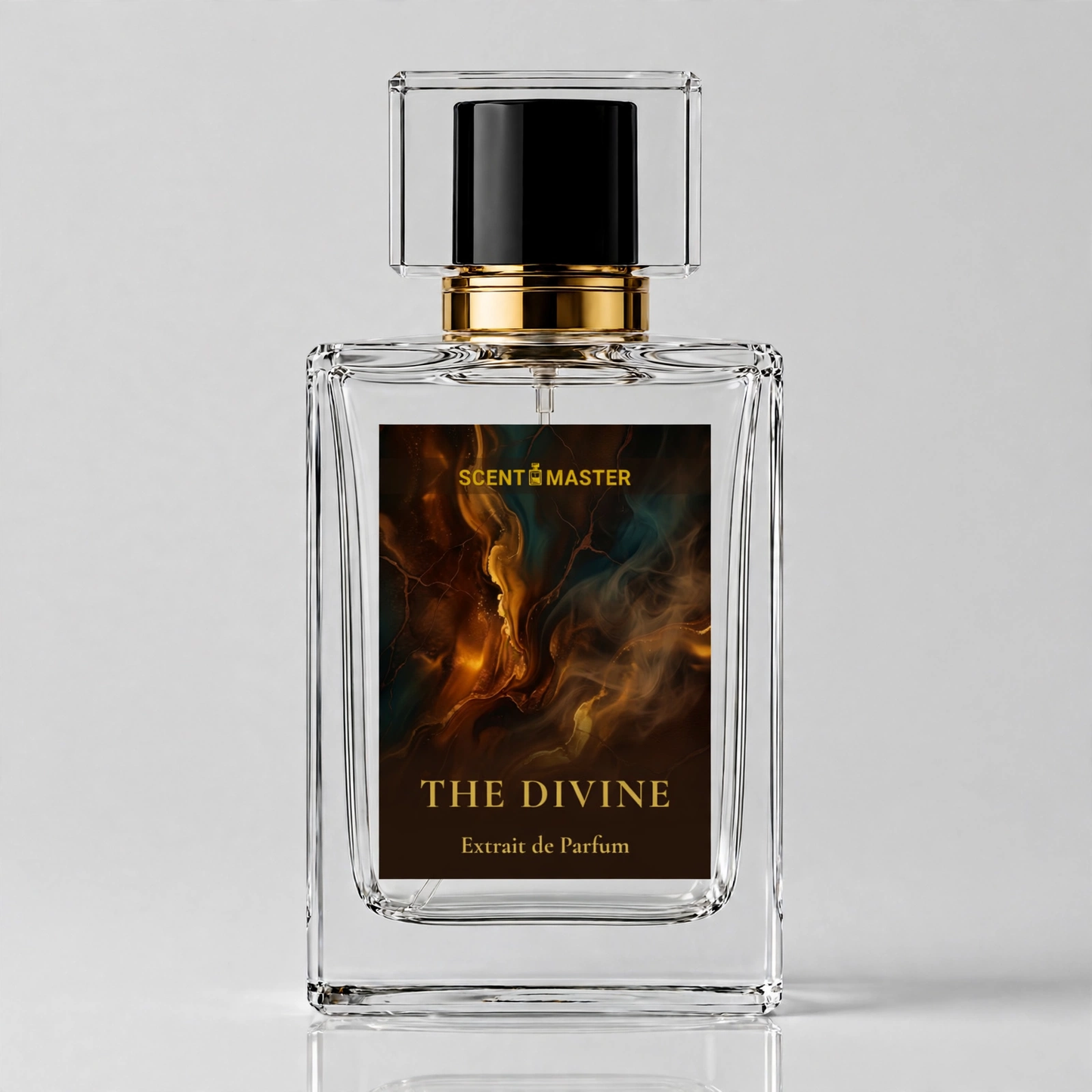 The Divine perfume 100ml bottle size render