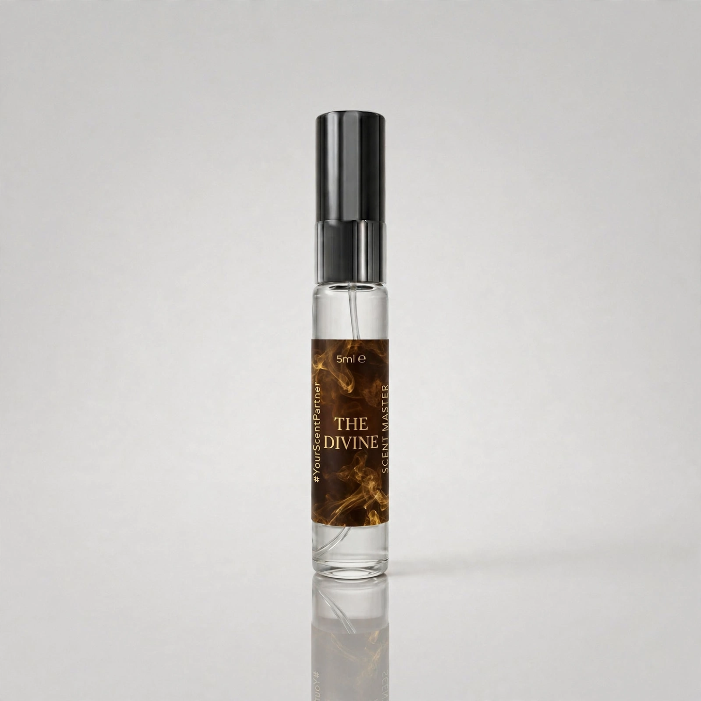 The Divine perfume 5ml bottle size render