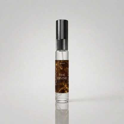 The Divine perfume 5ml bottle size render