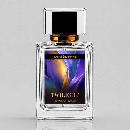 Twilight 100ml perfume bottle studio render by Scent Master