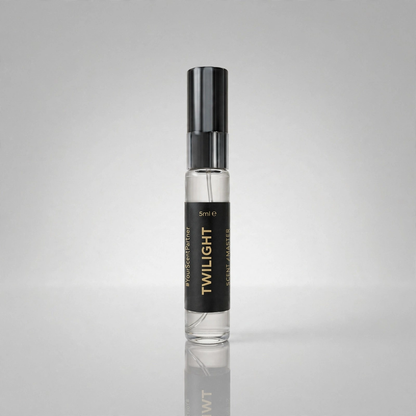 Twilight 5ml perfume bottle studio render by Scent Master