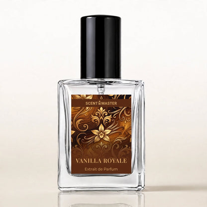 Vanilla Royale 30ml perfume bottle product render