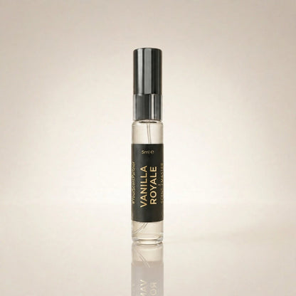 Vanilla Royale 5ml perfume bottle product render