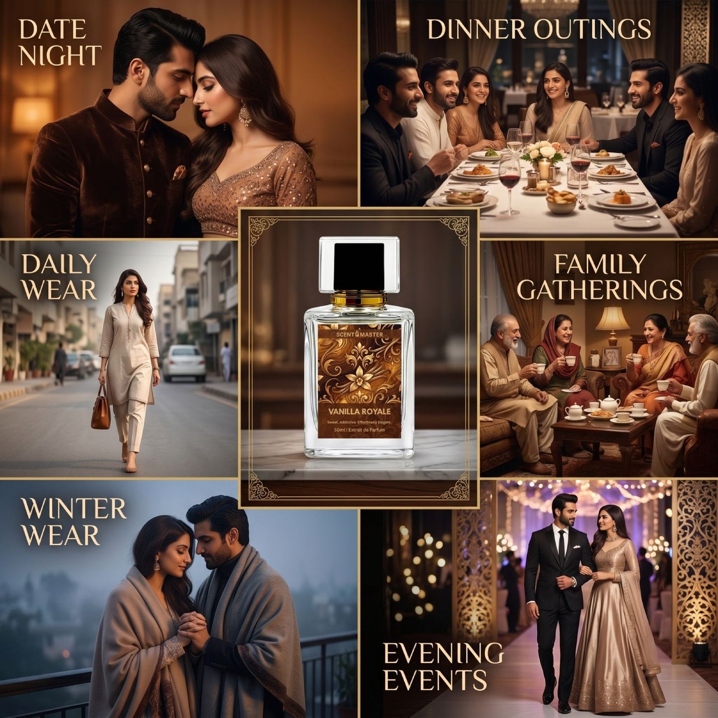 Vanilla Royale by Scent Master fragrance for date nights daily wear dinner outings winter wear family gatherings and special occasions.
