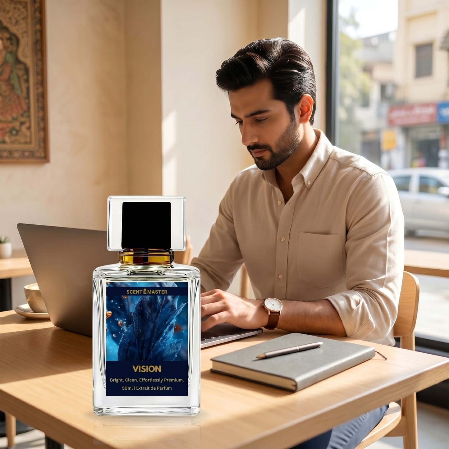 Vision by Scent Master fresh premium perfume for office, daily wear and smart casual use in Pakistan