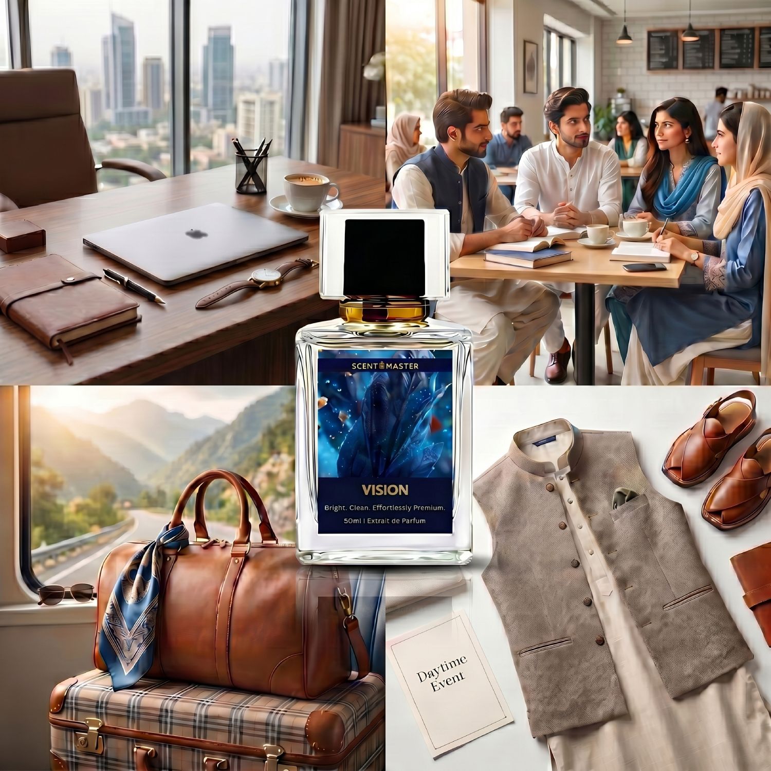 Vision by Scent Master occasion visual for office, travel, daytime events and smart casual wear