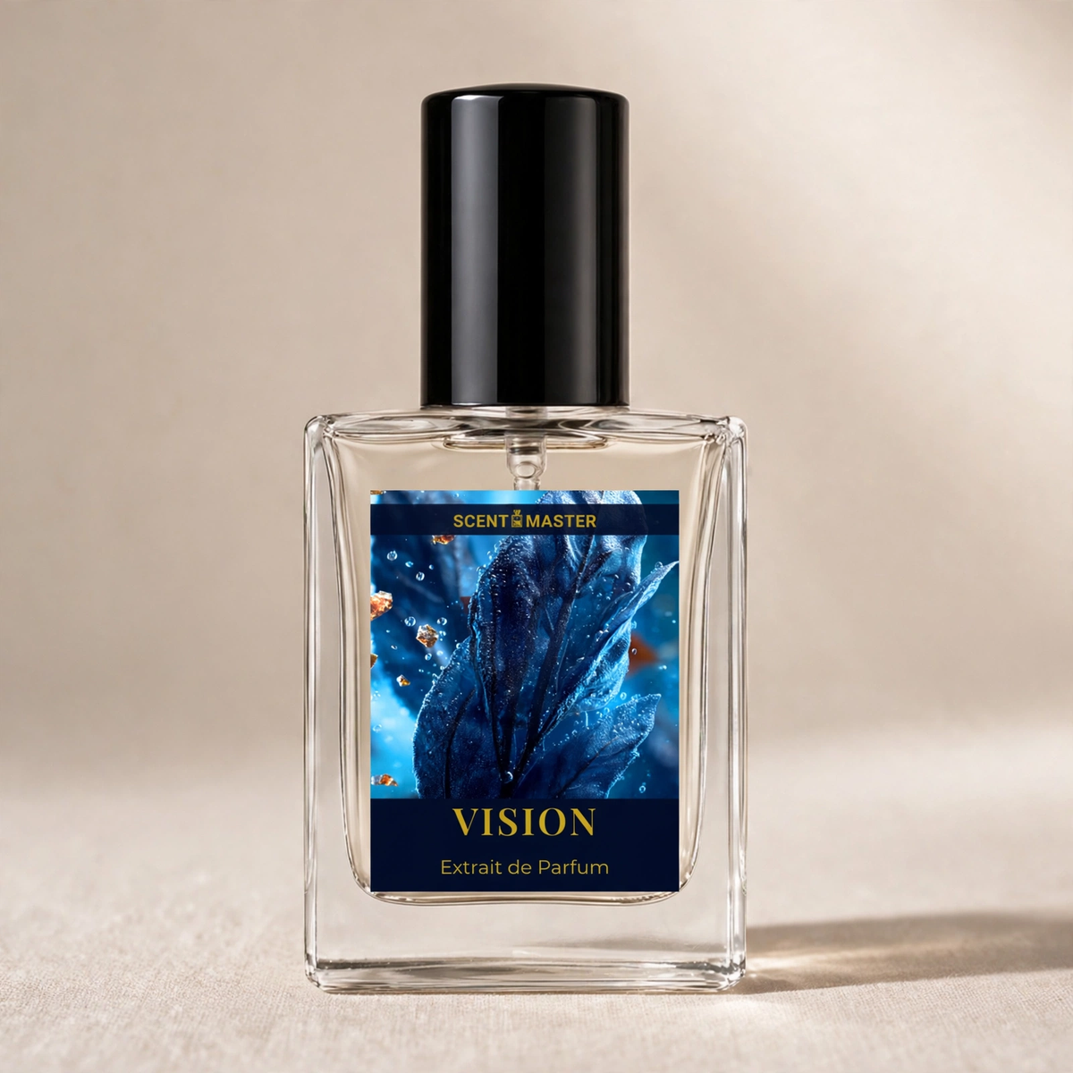 Vision perfume 30ml bottle render by Scent Master